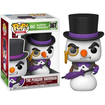 Funko Pop Dc Super Heroes 367 The Penguin Snowman Special Edition Vinyl Statua