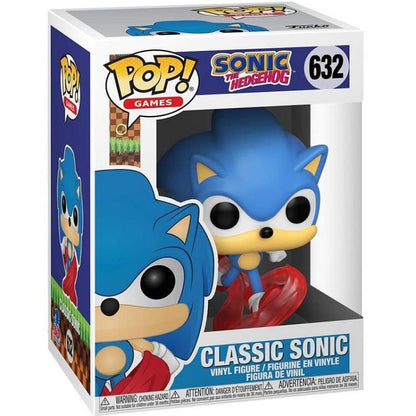 Funko Pop ! Games Sonic The Hedgehog - Classic Sonic (632) Running Vinyl Figure