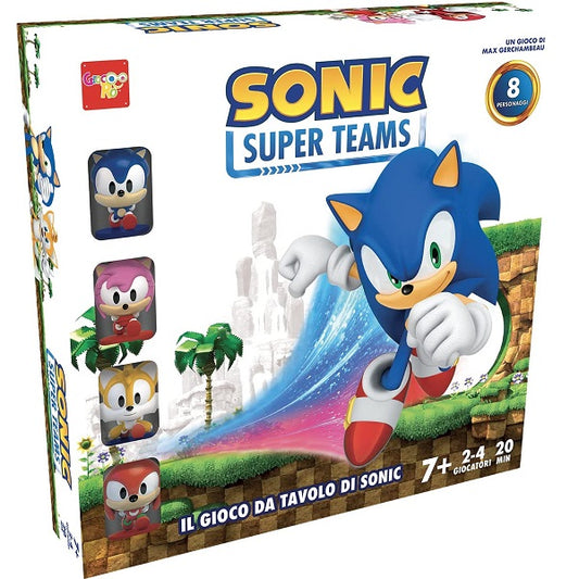 Sonic Super Teams Gioco Da Tavolo Italiana Carte E Tabellone Squadra Per Bambini