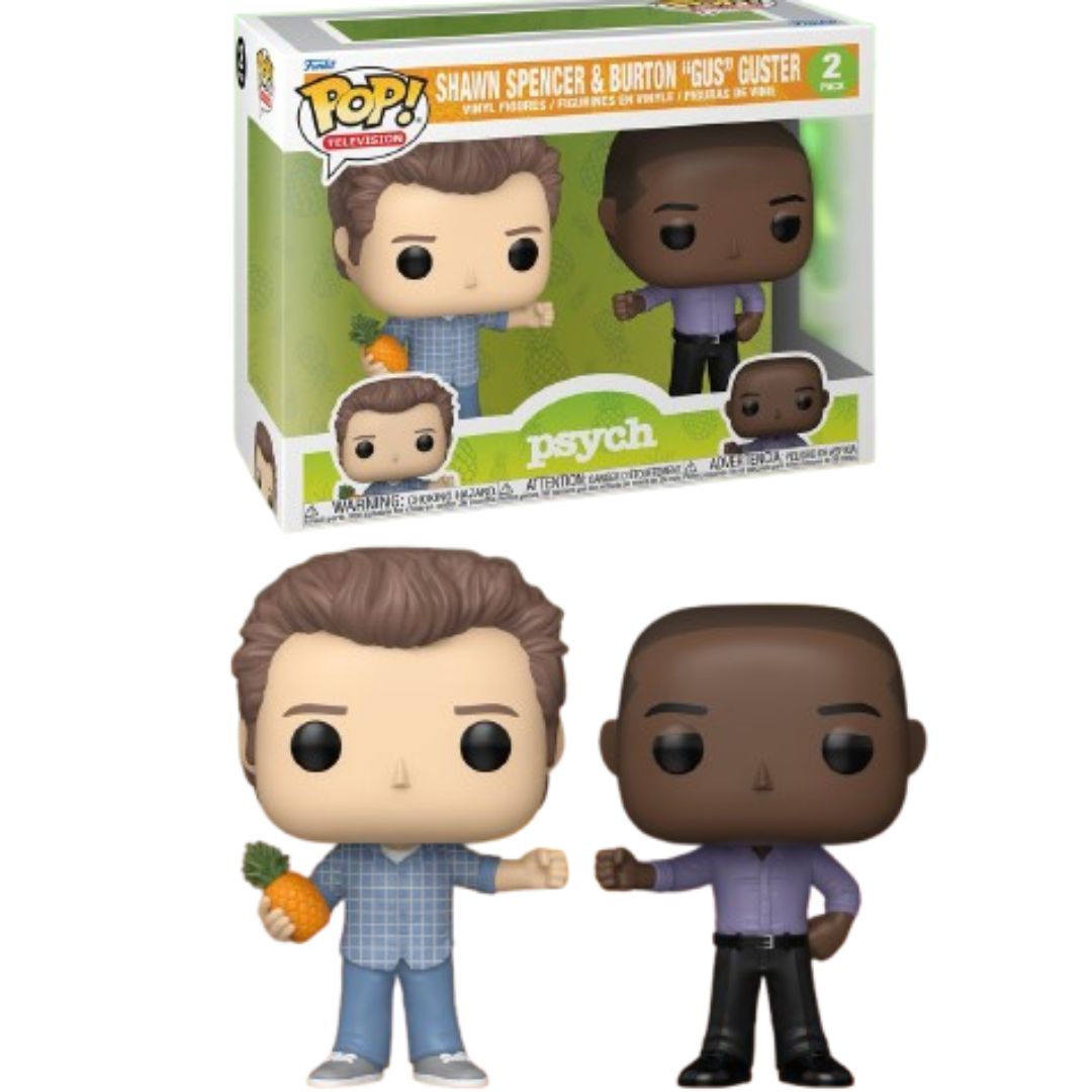 Funko Pop! Television Psych (2 Pack) Shawn Spencer & Burton "Gus" Guster