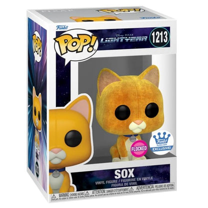 Funko Pop Disney Pixar Lightyear - Sox (1213) Flocked Cat Vinyl Figure Gatto Exm