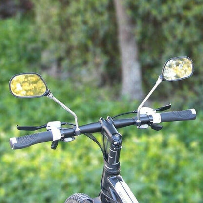 COPPIA 2 SPECCHIETTI RIGIDO BICI RETROVISORE SPECCHIO BICICLETTA DESTRO/SINISTRO