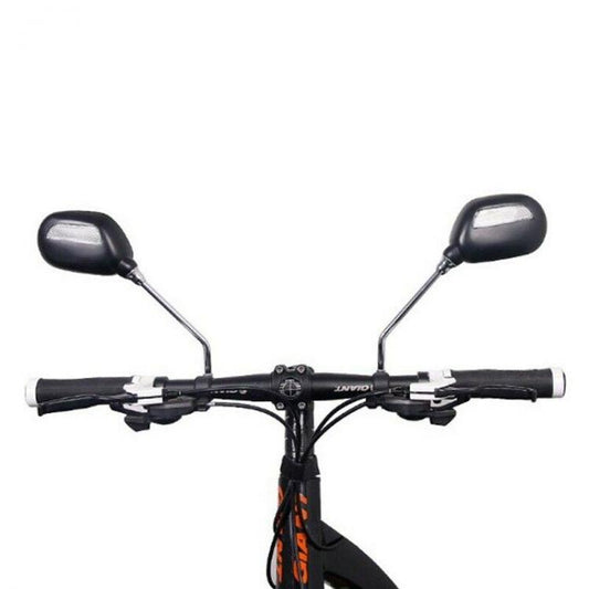 COPPIA 2 SPECCHIETTI RIGIDO BICI RETROVISORE SPECCHIO BICICLETTA DESTRO/SINISTRO