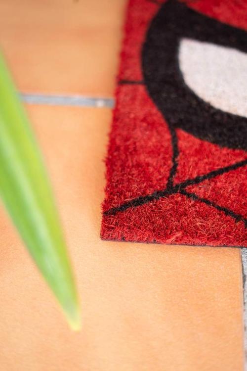 Marvel Zerbino Spider-Man Rosso Tappeto Cameretta Bagno Antiscivolo 40X60Cm