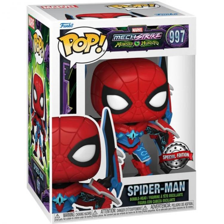 Funko Pop Marvel Mech Strike Monster Hunters - Spider Man (997) Special Edition