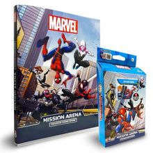 Marvel Mission Arena Trading Mazzo Card Game + Album Raccoglitore (Spider-Man)