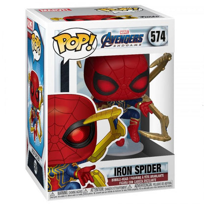Funko Pop ! Marvel Avengers Endgame - Iron Spider (574) Man Vinyl Figure Ragno