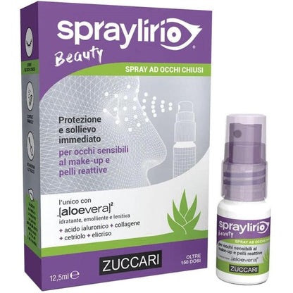 Zuccari Spraylirio Beauty Spray Occhi Aloe Sensibili Make-Up Protezione Sollievo