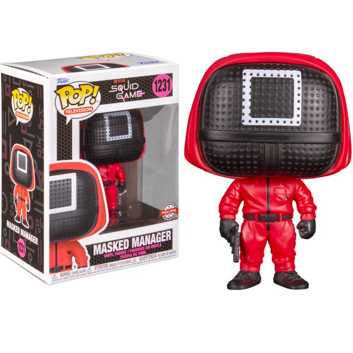 Funko Pop ! Television Netflix Squid Game Masked Manager (1231) Figure Special