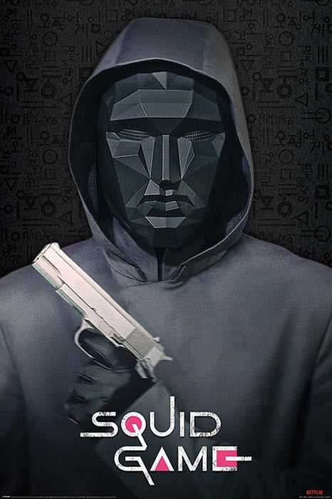 Pyramid (Squid Game) Maxy Poster: "Mask Man" (91,5x61) Serie Tv Netflix