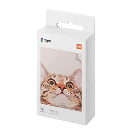 Xiaomi Carta fotografica Portatile per Stampante (20 Fogli) Alta Qualità 5x7.6cm