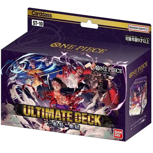 BANDAI ONE PIECE CARD GAMES ST-10 CAPTAINS ULTIMATE DECK 3 GIOCO CARTE TCG JAPAN