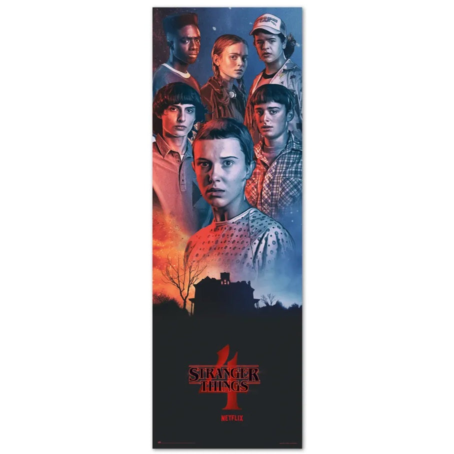 Poster per Porta (Stranger Things 4) Locandina Horror Incorniciabile 58x158cm