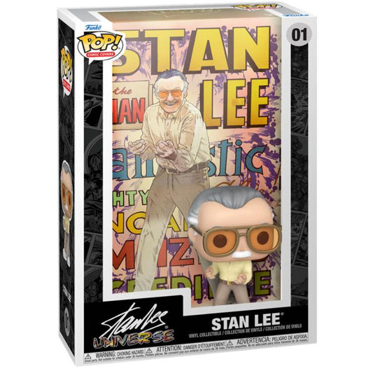Funko Pop ! Comic Cover Marvel Studios - Stan Lee (01) Vinyl Figure Creator Film