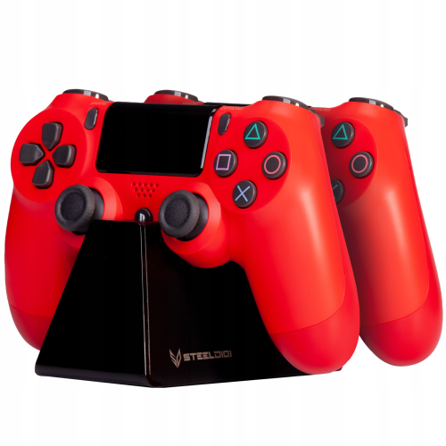 Steeldigi Base Di Ricarica Controller Doppia Joy Stick Black Play Station 4 Nero