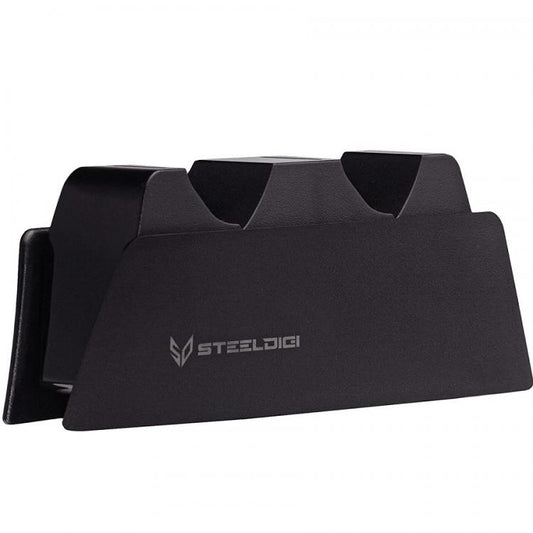 Steeldigi Base Ricarica Dualsense Doppio Stand Charge Black Controller Nero Ps5