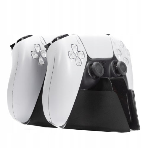 Steeldigi Base Ricarica Dualsense Doppio Stand Charge Black Controller Nero Ps5