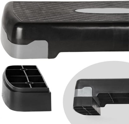 Stepper Aerobica Pedana Step Regolabile 2 Livelli Cardio Fitness Yoga Palestra