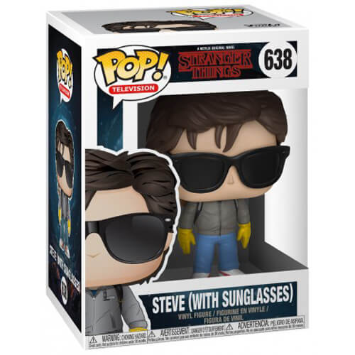 Funko Pop ! Television Stranger Things - Steve With Sunglasses (638) Figure 9Cm