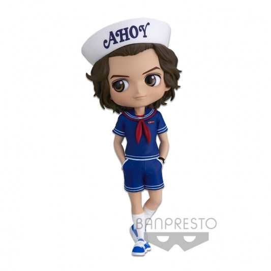 BANPRESTO Q POSKET (STRANGER THINGS) NETFLIX - STEVE STATUETTA PVC FIGURE 14CM