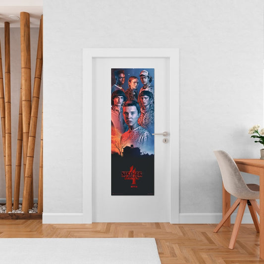 Poster per Porta (Stranger Things 4) Locandina Horror Incorniciabile 58x158cm