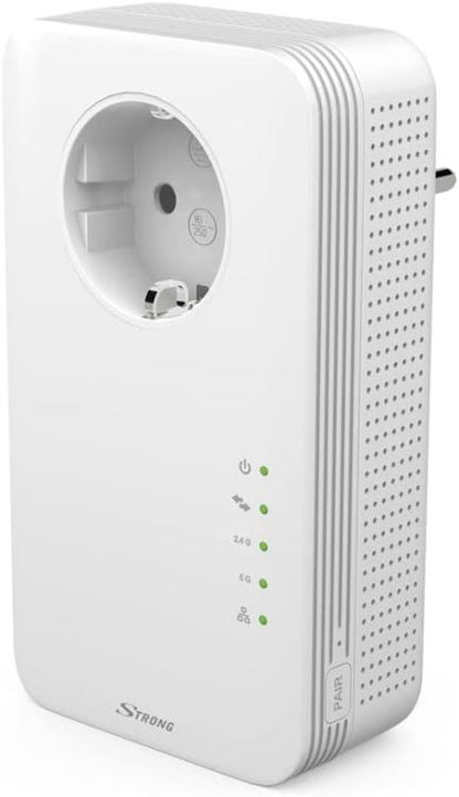 Strong Repeater Ripetitore Wifi 1200P Ant.Int. 5.0/2.4Ghz +1Schuko +1Lan Wps
