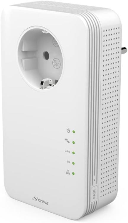 Strong Repeater Ripetitore Wifi 1200P Ant.Int. 5.0/2.4Ghz +1Schuko +1Lan Wps