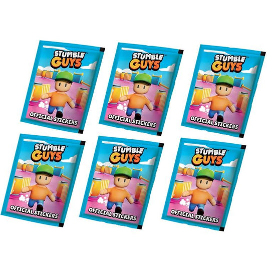 Diramix Stumble Guys 30 Figurine (6 Bustine) Official Stickers Collezione 2024