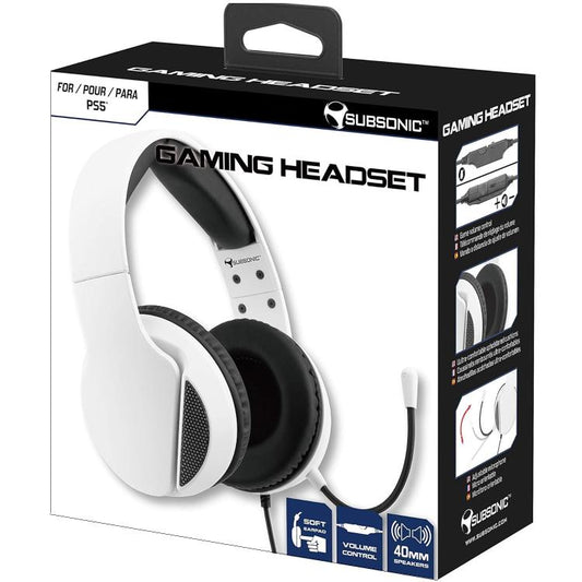 Subsonic Cuffie Gaming Headset Microfono Ps5 Playstation 5 Ps4 Nintendo Switch