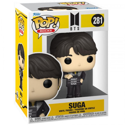 Funko Pop ! Rocks Bts Series 3 - Suga (281) Vinyl Figure Boy Band Da Collezione