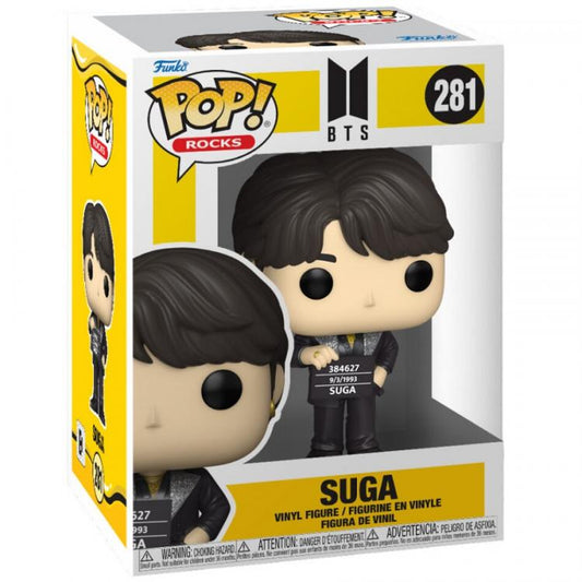 Funko Pop ! Rocks Bts Series 3 - Suga (281) Vinyl Figure Boy Band Da Collezione