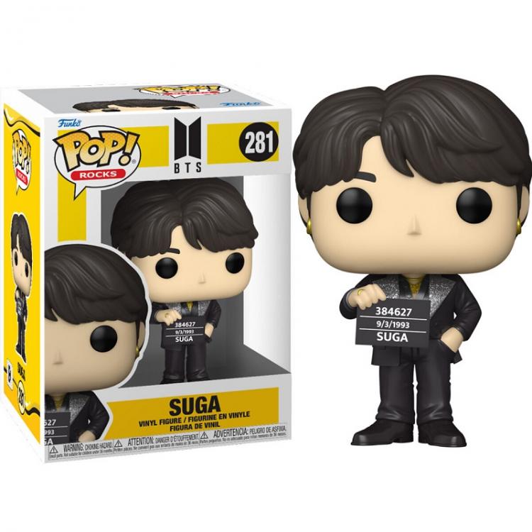 Funko Pop ! Rocks Bts Series 3 - Suga (281) Vinyl Figure Boy Band Da Collezione