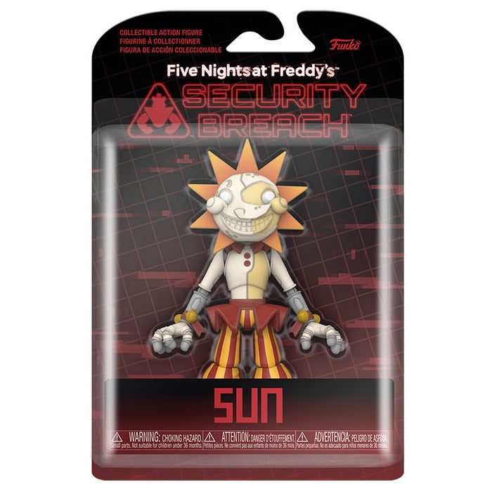 Funko Figure! Fnaf Five Nights Freddy'S Security Breach - Sun 13Cm Action Figure