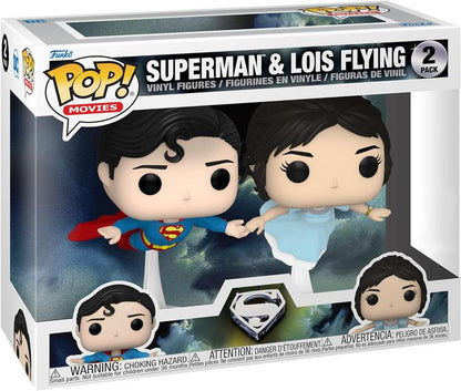 Funko Pop! Movies Heroes Dc Comics 2 Pack Superman & Lois Flying Special Figure