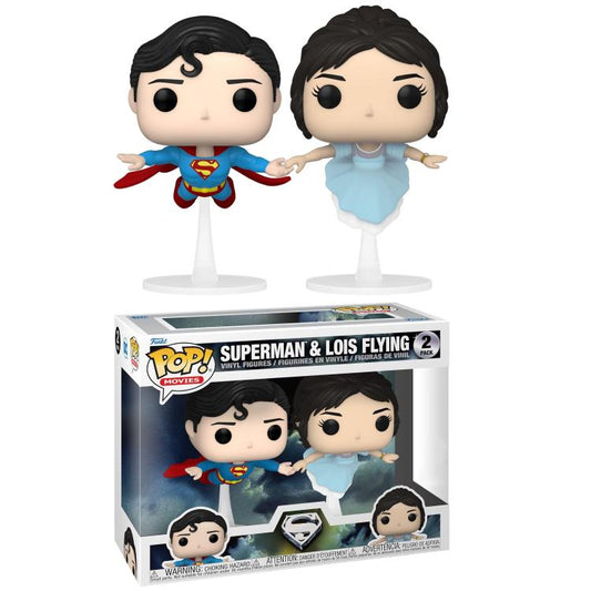 Funko Pop! Movies Heroes Dc Comics 2 Pack Superman & Lois Flying Special Figure
