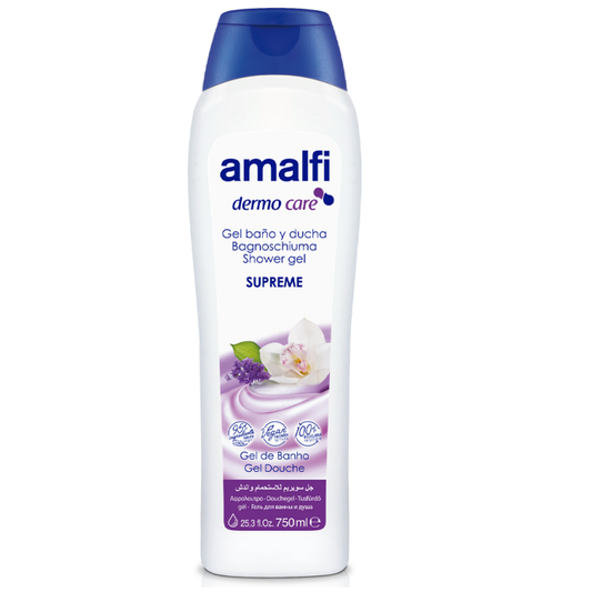 AMALFI -DERMO CARE BAGNOSCHIUMA BAGNODOCCIA SHOWER GEL BAGNODOCCIA 750ml SUPREME