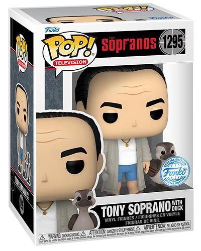 Funko Pop ! Television The Sopranos - (1295) Tony Soprano W/ Duck Figure Special
