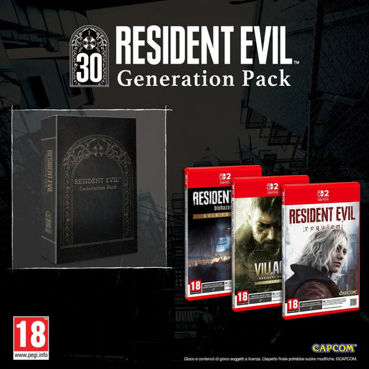 Resident Evil Generation Pack Videogioco Nintendo Switch 2 (Copertina Inglese) Nuovo Sigillato