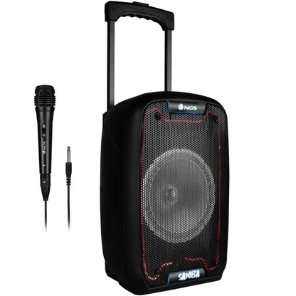 Ngs Speaker Wild Samba Portatile Bt + Mic Ricaricabile 30W Cassa Bluetooth