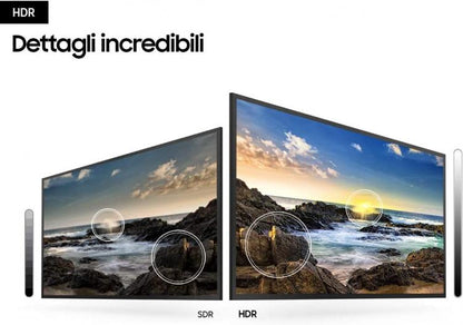 Samsung - Smart Tv 32" Led 32T4302 Dvb-T2 Hd Ready Dvb-T2 Android Tv 81,3Cm Nero