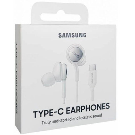 Samsung Auricolari In-Ear Eo-Ic100Bb Usb-C White Cuffie Samsung Con Filo Bianche