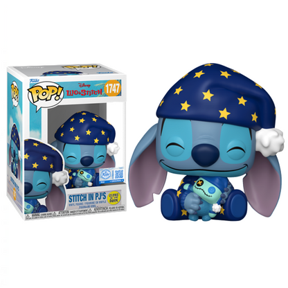 Funko Pop ! Disney Lilo & Stitch - (1747) Stitch PJ'S Glow Special 9Cm