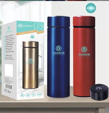 Thermos Display Touch Led Temperatura Caldo Freddo Acciao Bevande Liquidi 450 Ml
