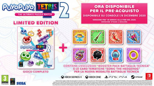 Puyo Puyo Tetris 2  Limited Edition Play Station 5 Gioco Italiano Sigillato Eu