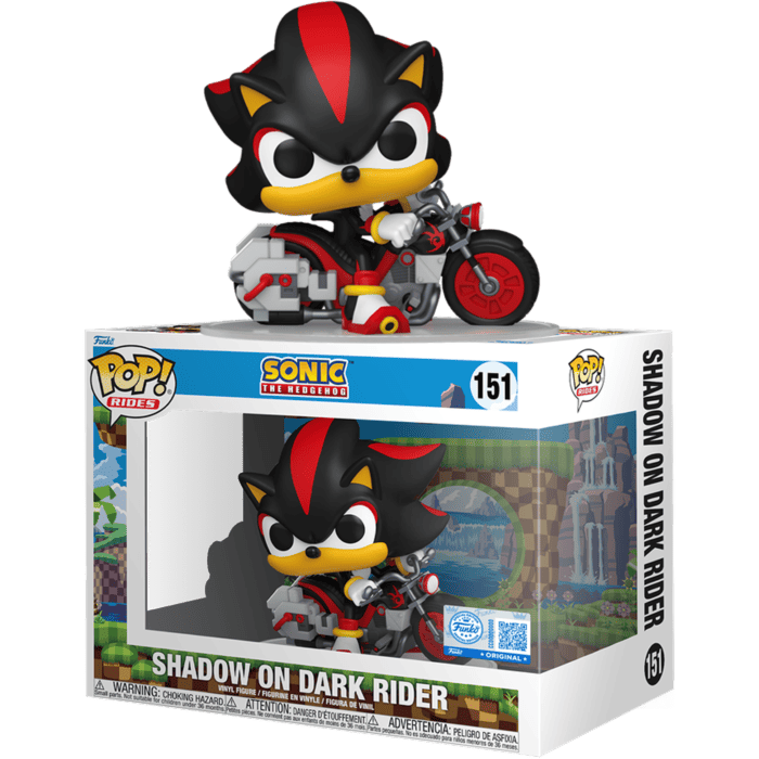 Funko Pop ! Rides Sonic The Hedgehog - (151) Shadow On Dark Rider 10cm