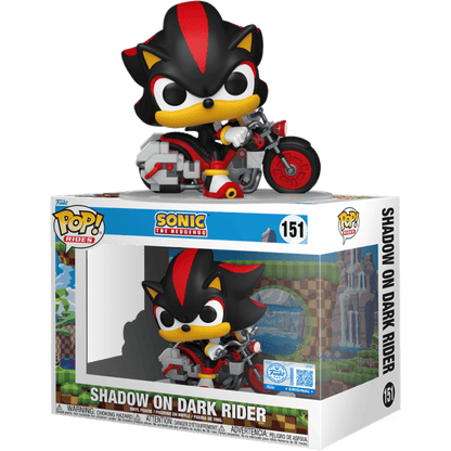 Funko Pop ! Rides Sonic The Hedgehog - (151) Shadow On Dark Rider 10cm