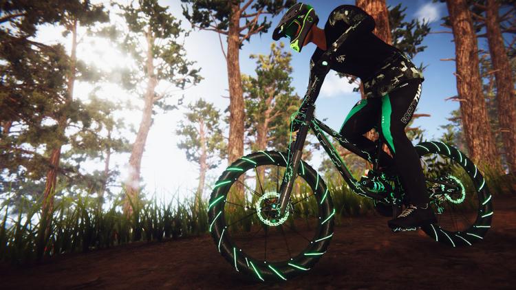 DESCENDERS PS4 VIDEOGIOCO BICI DOWNHILL FREE RIDE CORSE BICICLETTA ITALIANO