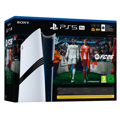 Sony Playstation 5 Pro + FC 26 2Tb White Console Ps5 Pro Nuova Bundle Italia