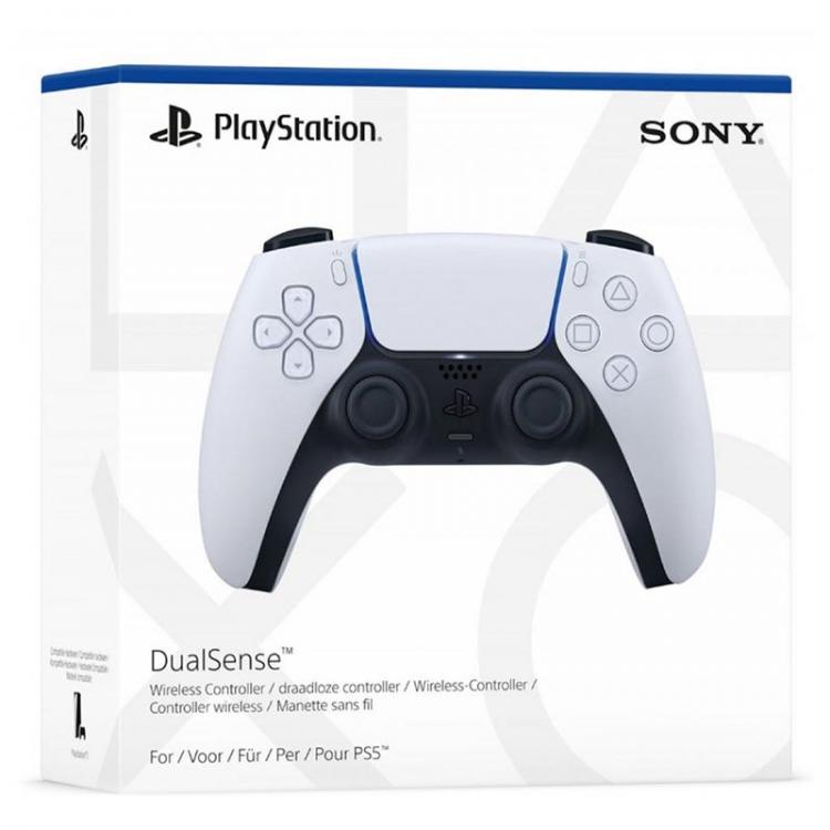 Sony Controller Dualsense Playstation 5 White Pad Ps5 Wireless Pad Bianco