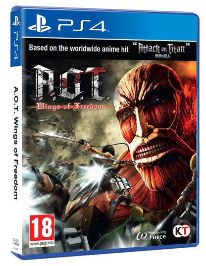 A.O.T. WINGS OF FREEDOM PS4 GIOCO ITALIANO ATTACK OF TITAN EU PLAY STATION 4 ITA